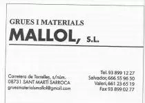 GRUES i MATERIALS MALLOL, S.L.