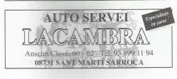 AUTOSERVEI LACAMBRA